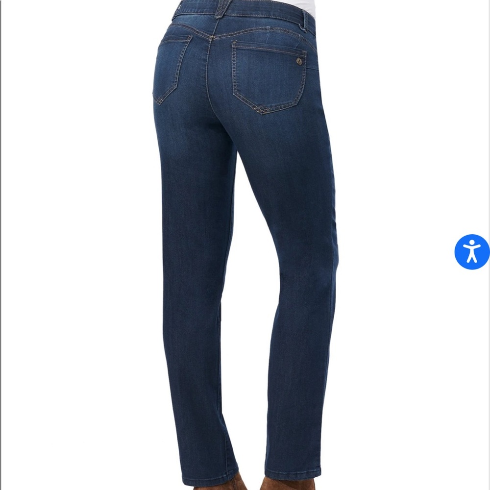 !!LAST CALL!!Democracy Indigo Straight Jeans Sz 12 - Picture 2 of 13